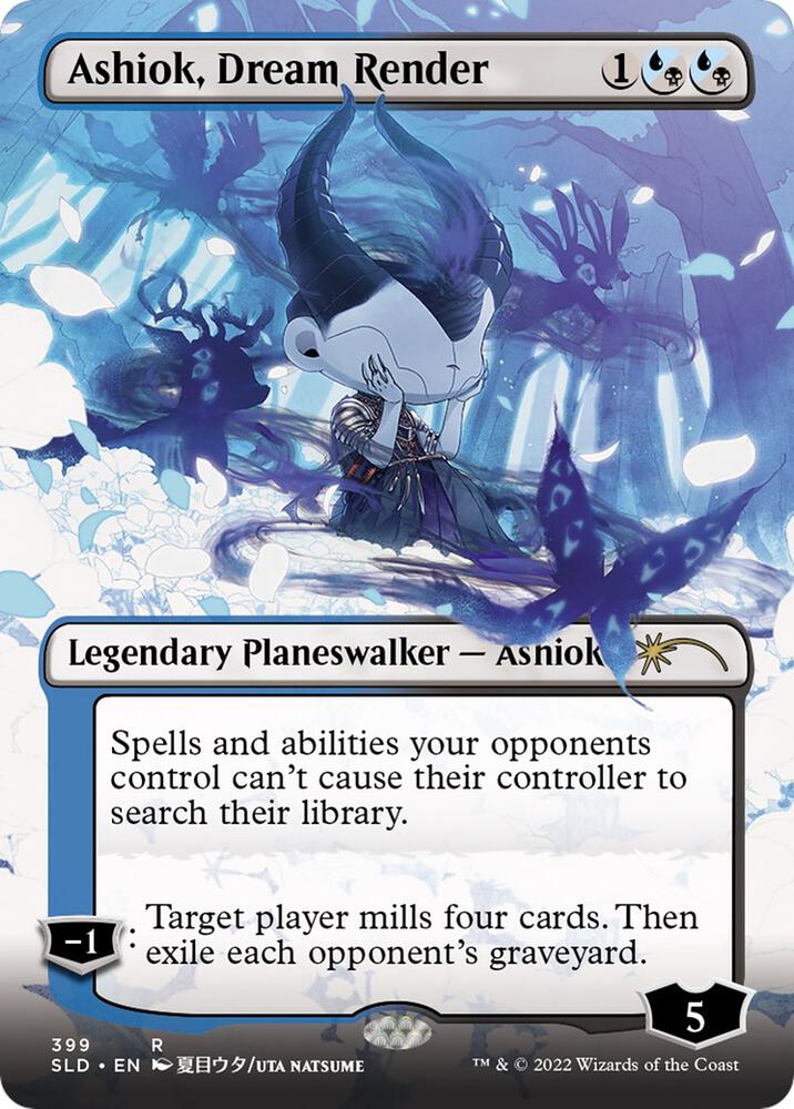 Ashiok, Dream Render (Borderless) [Secret Lair Drop Series - 399]