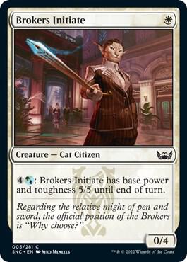 Brokers Initiate [Streets of New Capenna - 5]