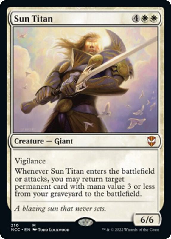 Sun Titan [Commander: Streets of New Capenna - 210]