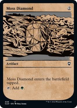 Moss Diamond (Showcase) [Commander Legends: Battle for Baldur's Gate - 448]