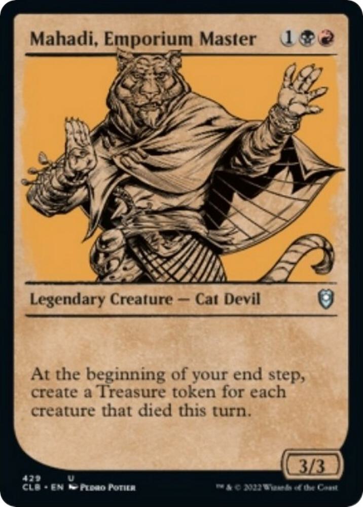 Mahadi, Emporium Master (Showcase) [Commander Legends: Battle for Baldur's Gate - 429]