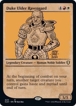 Duke Ulder Ravengard (Showcase) [Commander Legends: Battle for Baldur's Gate - 420]