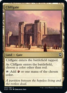 Cliffgate [Commander Legends: Battle for Baldur's Gate - 350]
