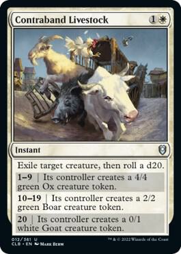 Contraband Livestock [Commander Legends: Battle for Baldur's Gate - 12]