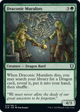 Draconic Muralists [Commander Legends: Battle for Baldur's Gate - 224]