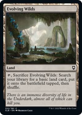 Evolving Wilds [Commander Legends: Battle for Baldur's Gate - 352]