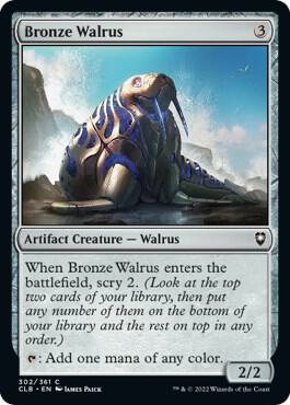 Bronze Walrus [Commander Legends: Battle for Baldur's Gate - 302]