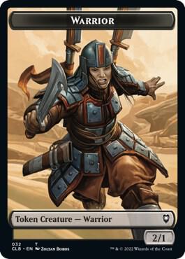 Warrior // Inkling Double-Sided Token [Commander Legends: Battle for Baldur's Gate - 32 // 45]
