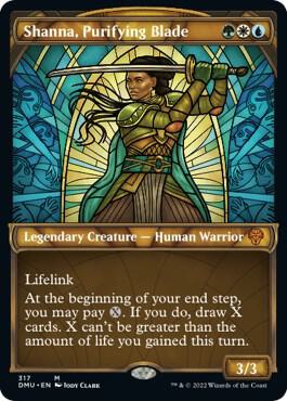 Shanna, Purifying Blade (Showcase) [Dominaria United - 317]