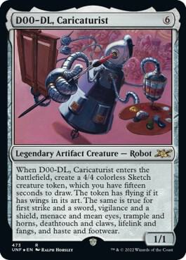 D00-DL, Caricaturist (Galaxy Foil) [Unfinity - 473]