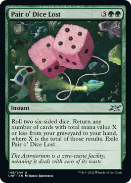 Pair o' Dice Lost [Unfinity - 149]