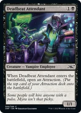 Deadbeat Attendant [Unfinity - 69]