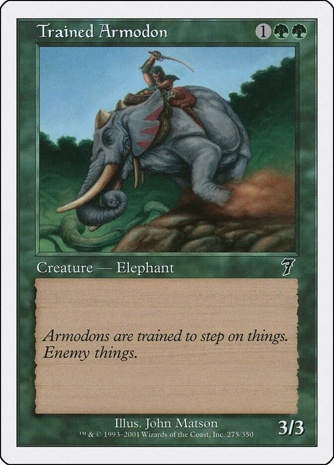Trained Armodon [7th Edition - 275]