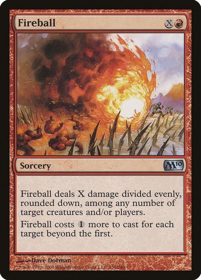 Fireball [Magic 2010 (M10) - 136]