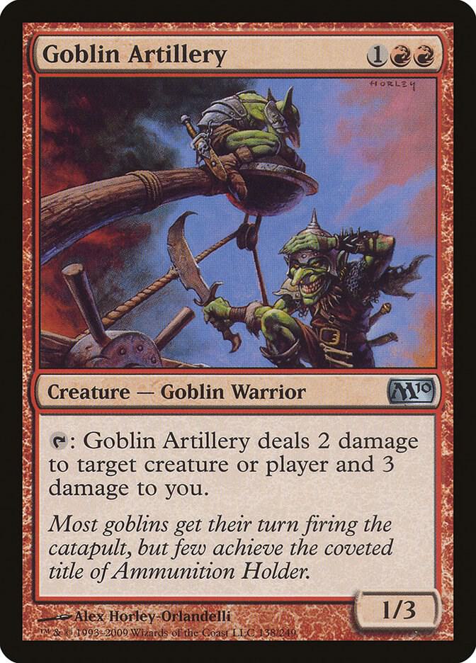 Goblin Artillery [Magic 2010 (M10) - 138]