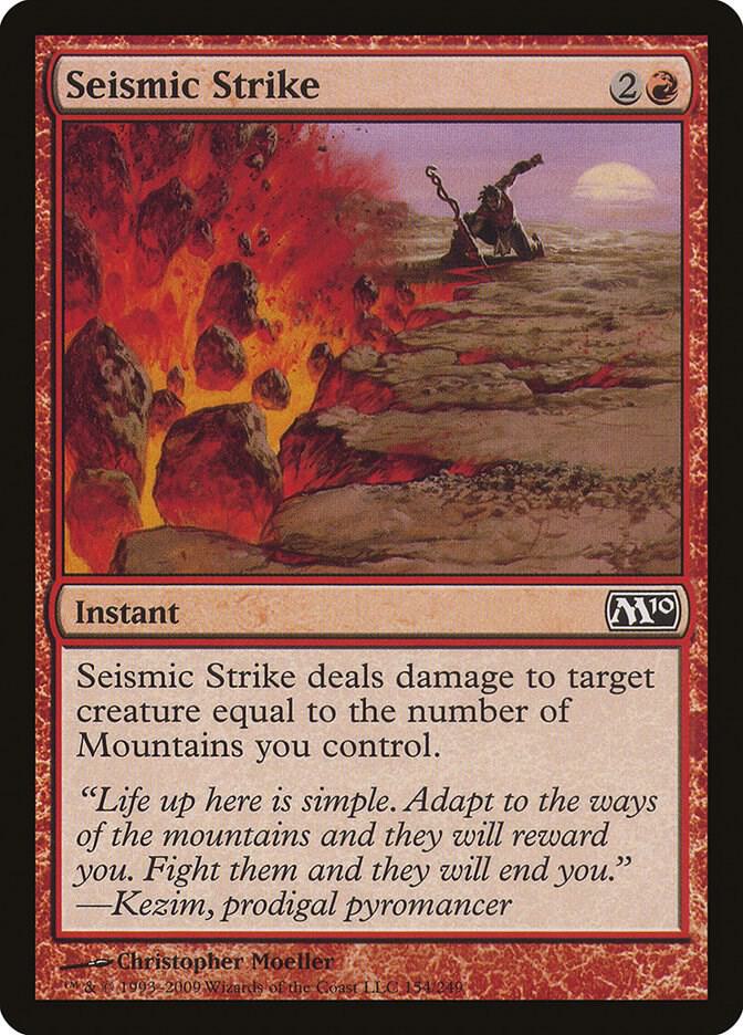 Seismic Strike [Magic 2010 (M10) - 154]