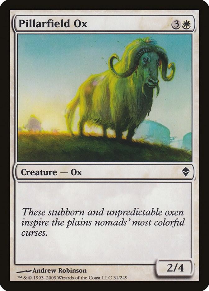 Pillarfield Ox [Zendikar - 31]