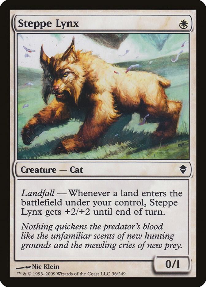 Steppe Lynx [Zendikar - 36]
