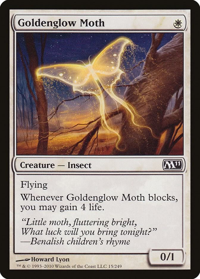 Goldenglow Moth [Magic 2011 (M11) - 15]