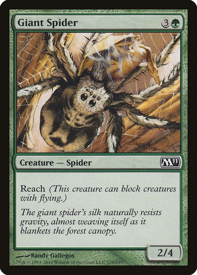Giant Spider [Magic 2011 (M11) - 179]