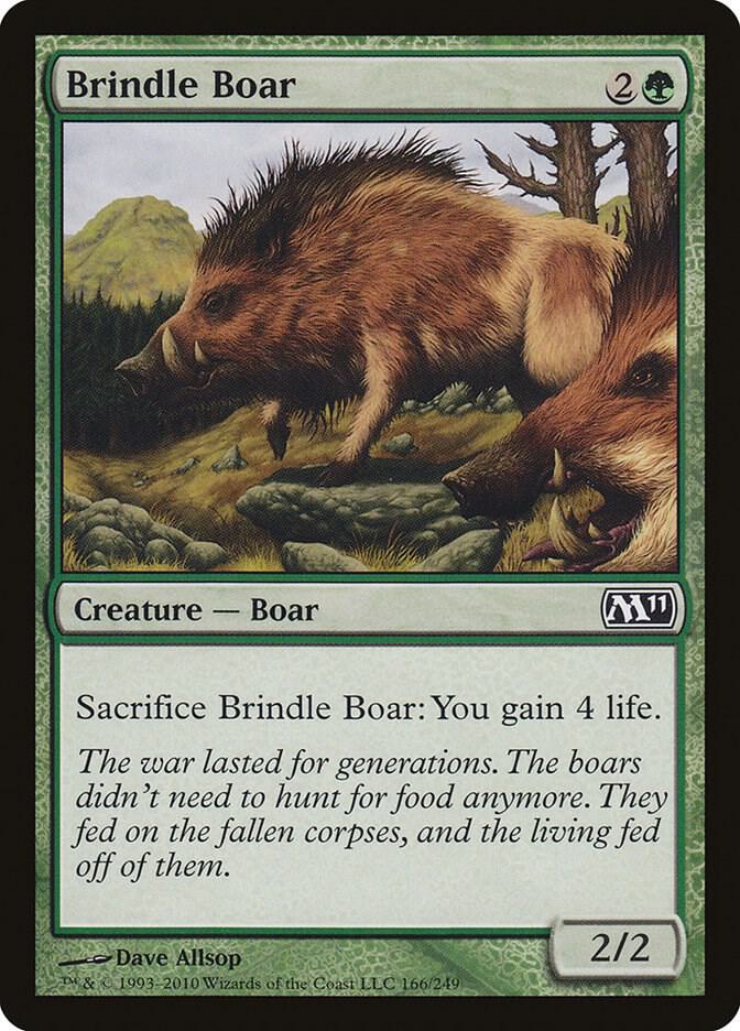 Brindle Boar [Magic 2011 (M11) - 166]
