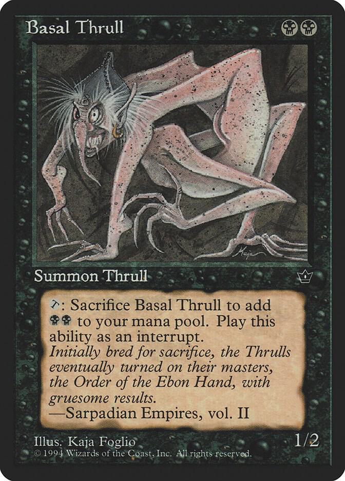 Basal Thrull (K. Foglio) [Fallen Empires - 34a]