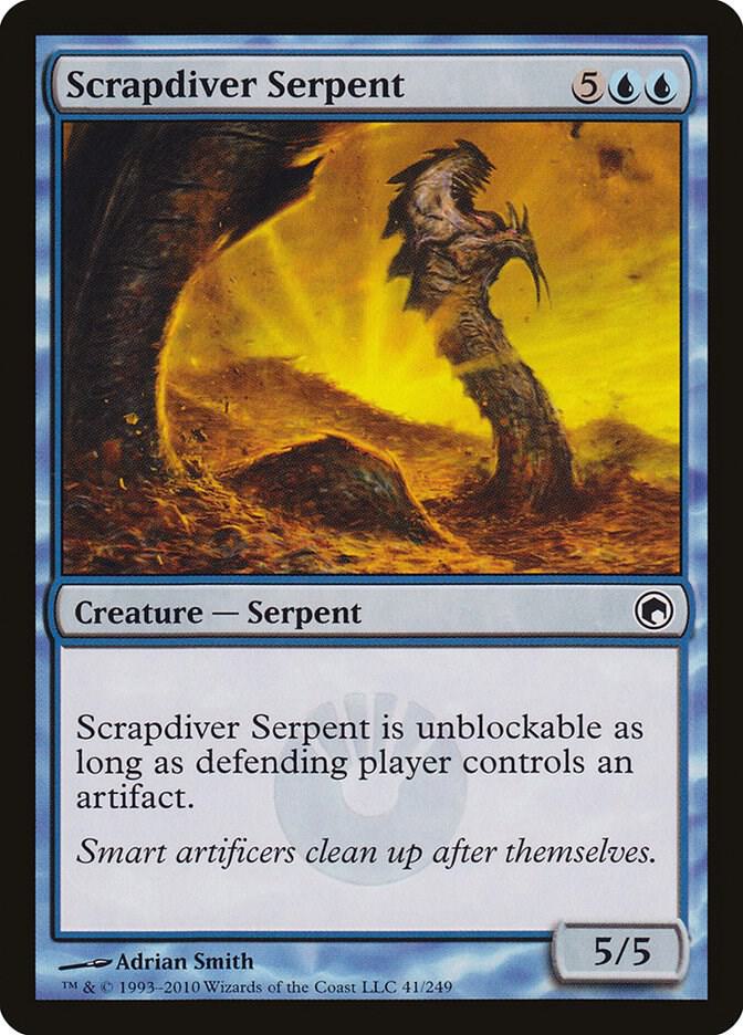 Scrapdiver Serpent [Scars of Mirrodin - 41]