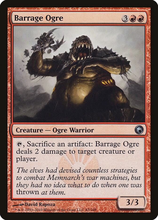 Barrage Ogre [Scars of Mirrodin - 83]