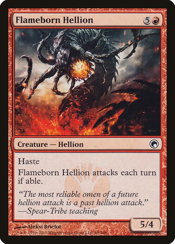 Flameborn Hellion [Scars of Mirrodin - 89]