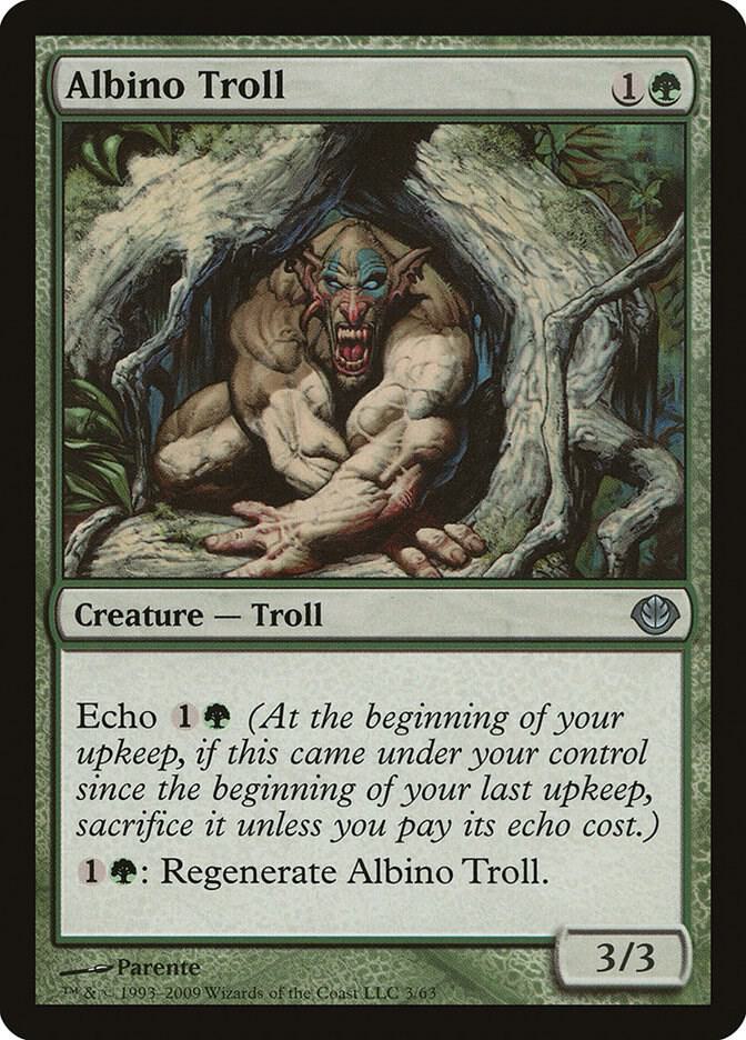 Albino Troll [Duel Decks: Garruk vs. Liliana - 3]