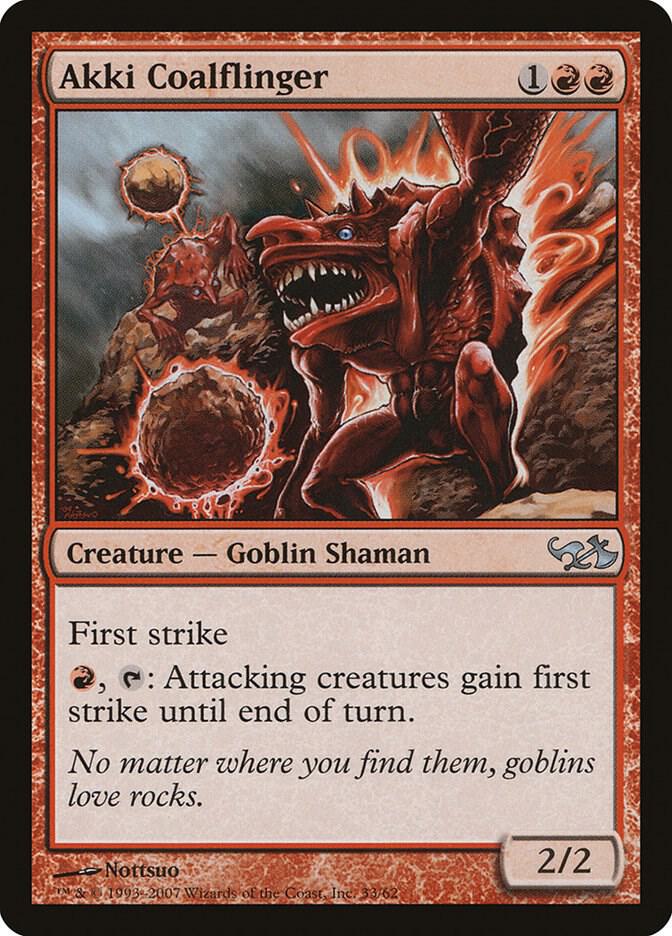 Akki Coalflinger [Duel Decks: Elves vs. Goblins - 33]