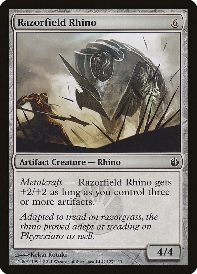 Razorfield Rhino [Mirrodin Besieged - 127]