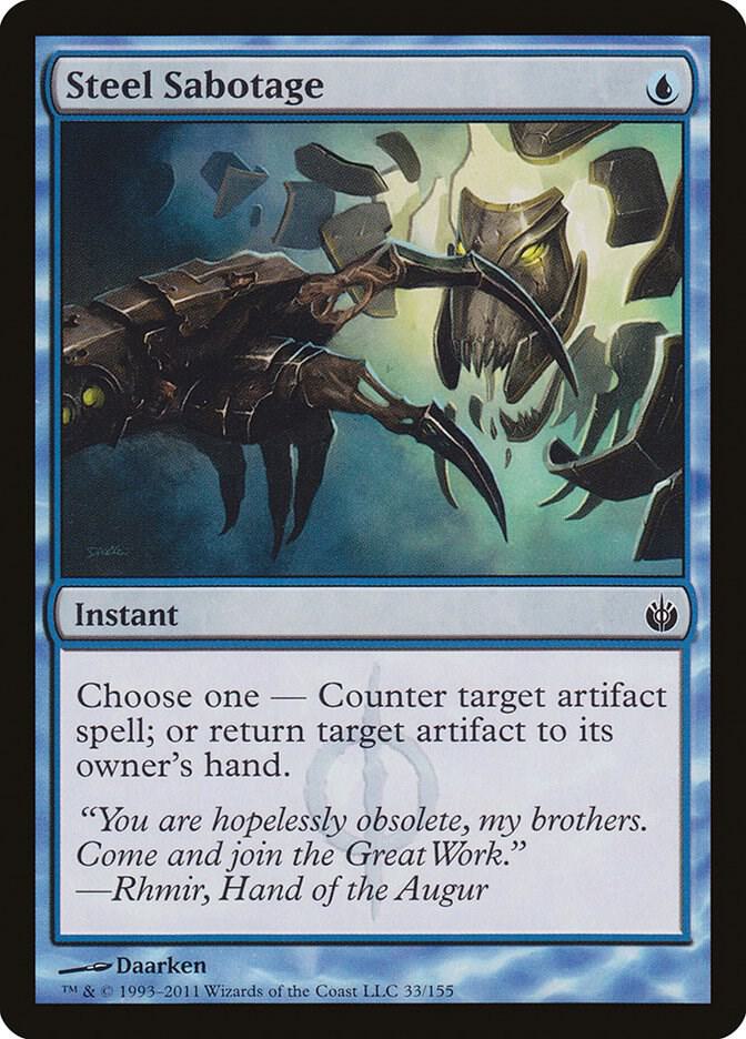 Steel Sabotage [Mirrodin Besieged - 33]