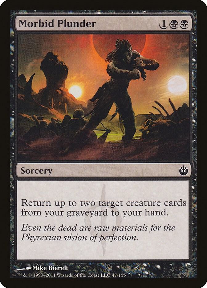 Morbid Plunder [Mirrodin Besieged - 47]