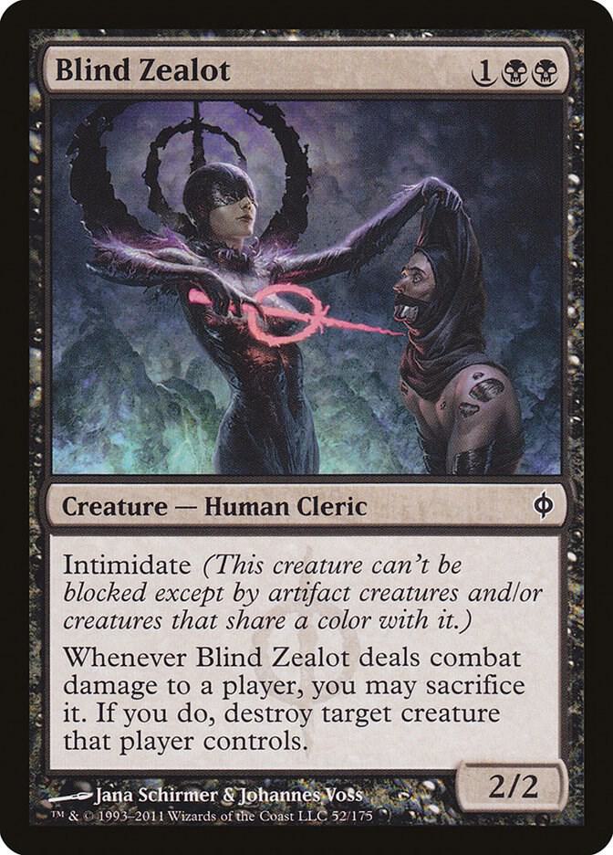 Blind Zealot [New Phyrexia - 52]