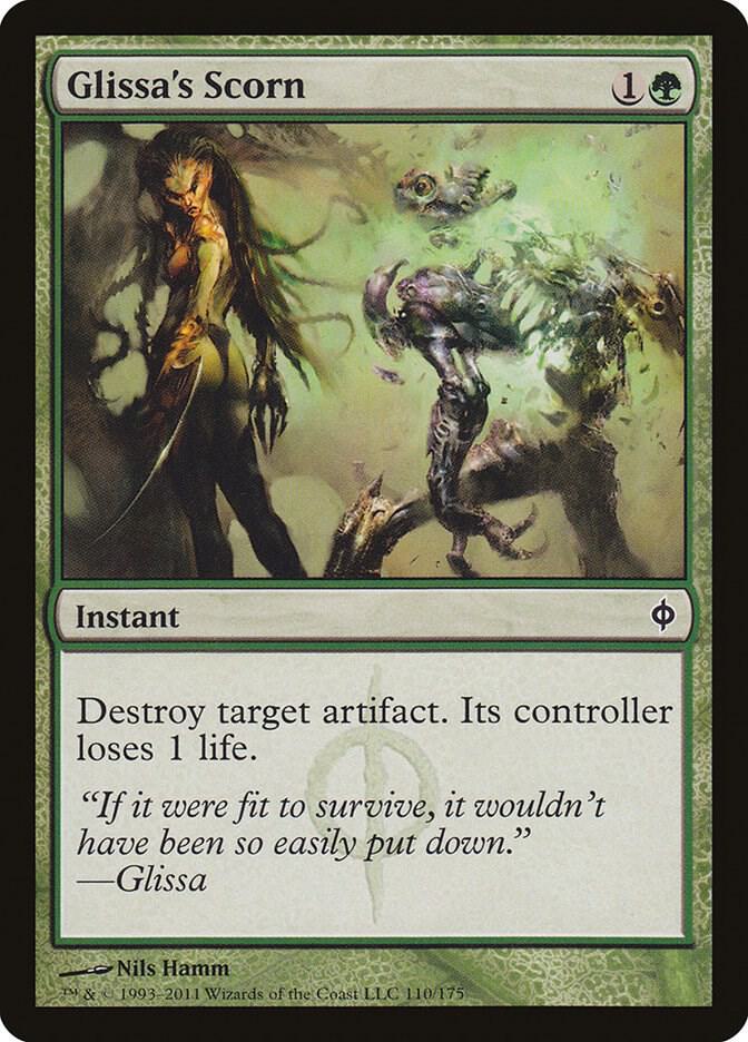 Glissa's Scorn [New Phyrexia - 110]