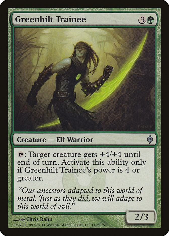 Greenhilt Trainee [New Phyrexia - 112]