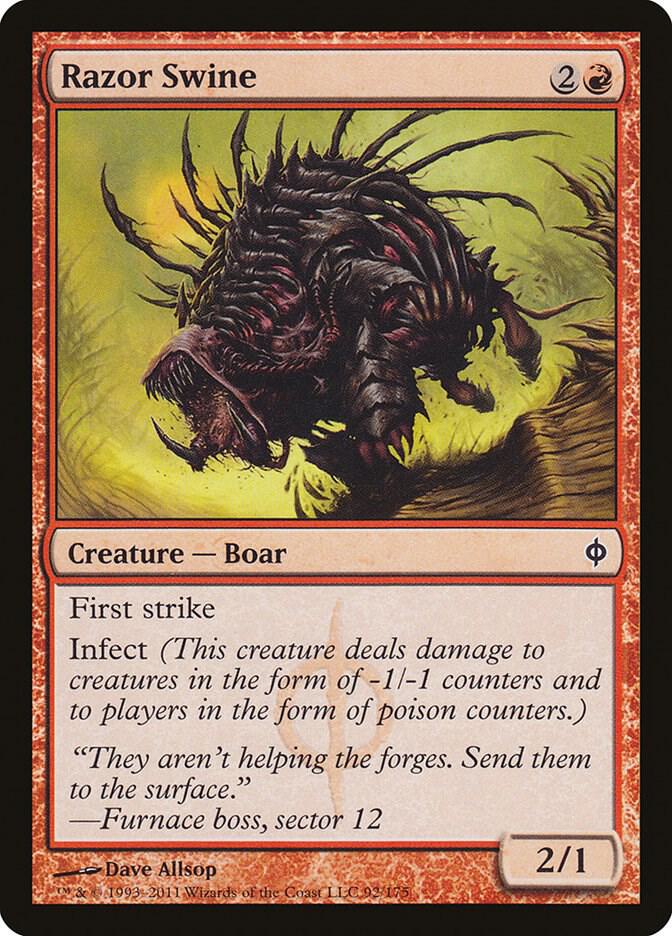 Razor Swine [New Phyrexia - 92]