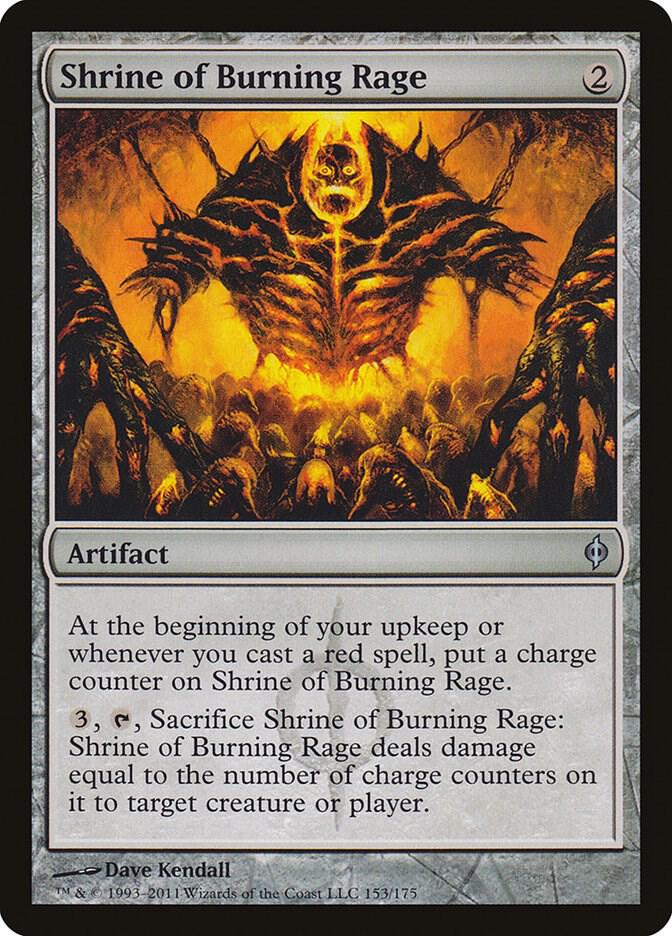 Shrine of Burning Rage [New Phyrexia - 153]