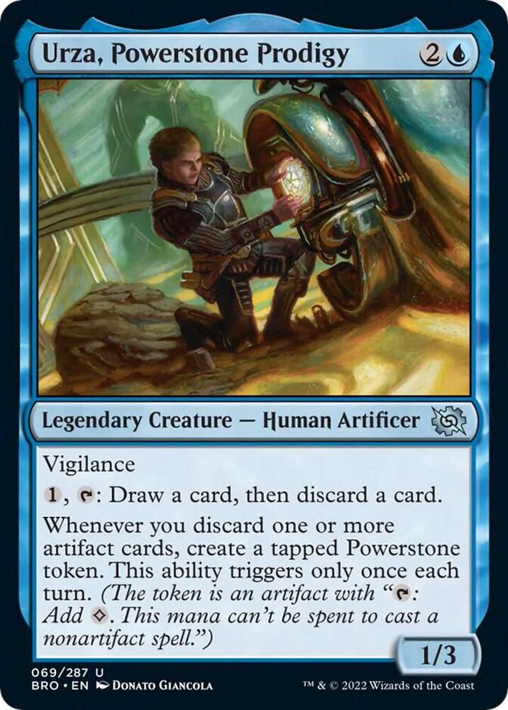 Urza, Powerstone Prodigy [The Brothers' War - 69]