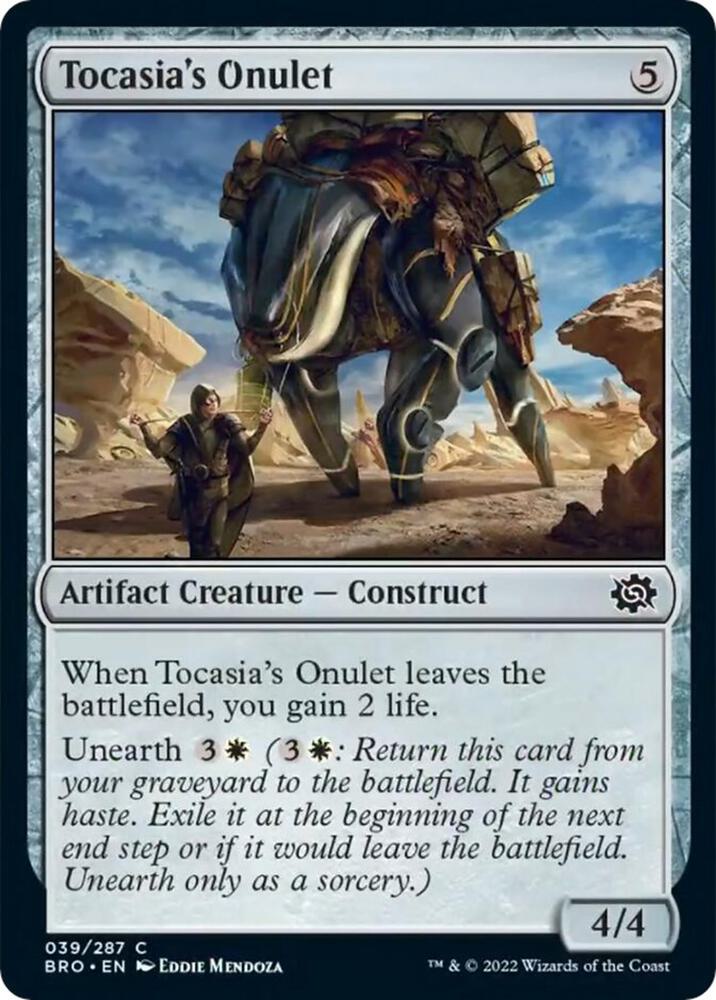 Tocasia's Onulet [The Brothers' War - 39]