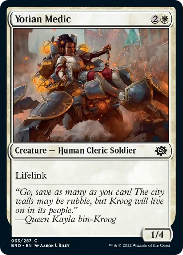 Yotian Medic [The Brothers' War - 33]