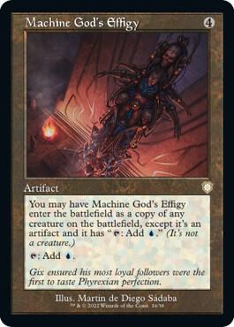 Machine God's Effigy (Retro Frame) [Commander: The Brothers' War - 16]
