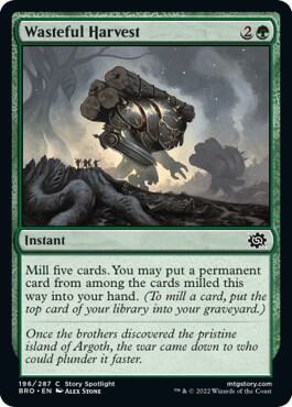 Wasteful Harvest [The Brothers' War - 196]