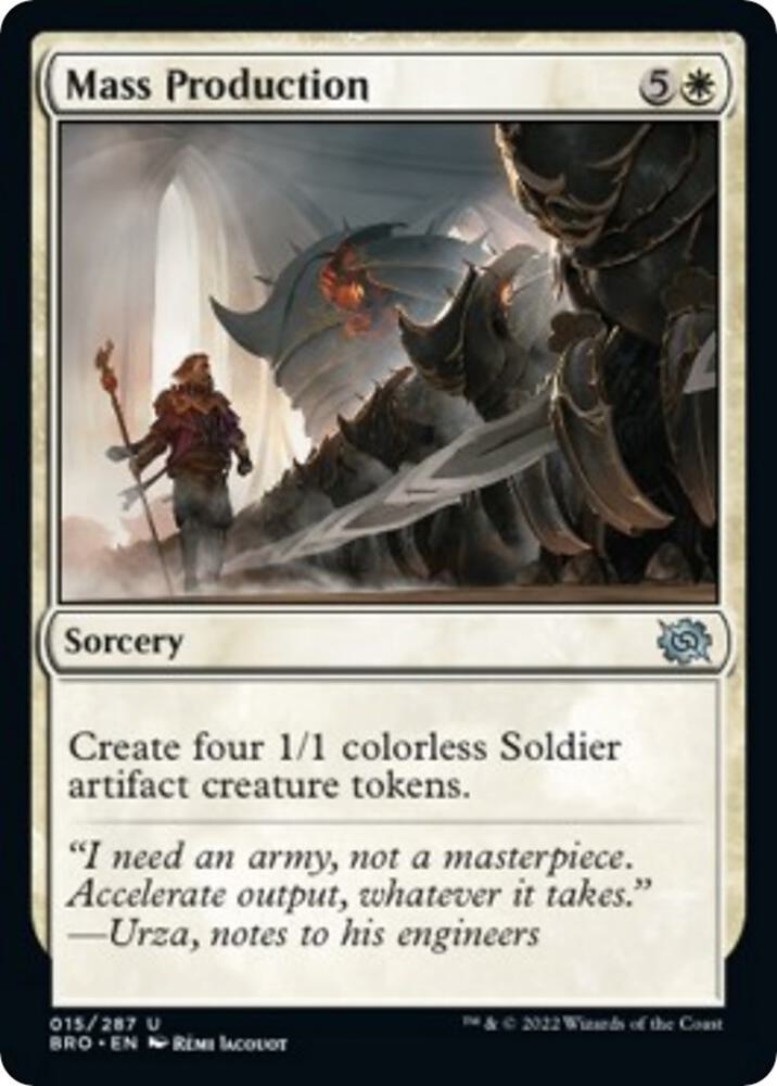 Mass Production [The Brothers' War - 15]