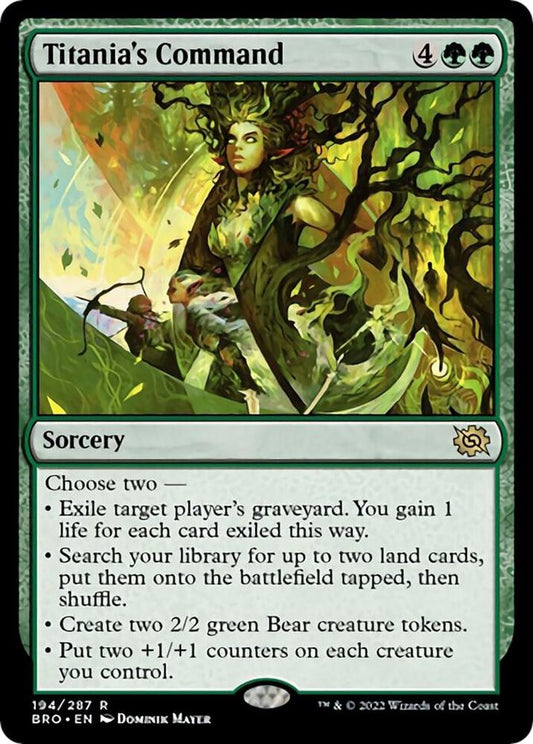 Titania's Command [The Brothers' War - 194]