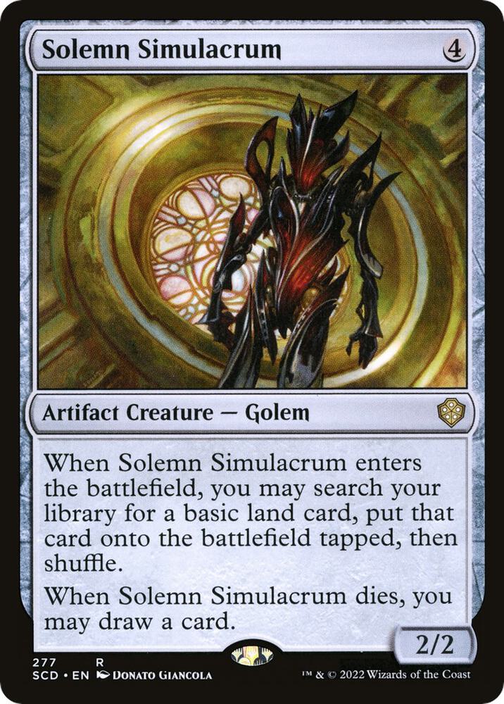 Solemn Simulacrum [Starter Commander Decks - 277]