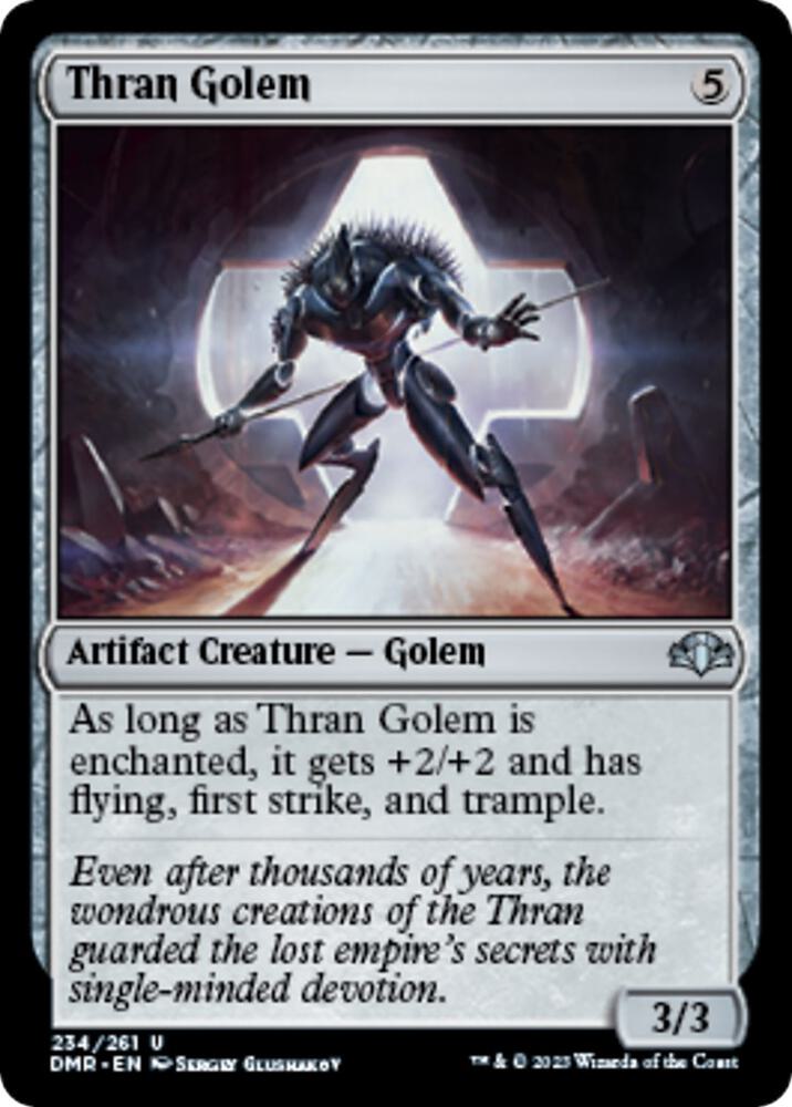 Thran Golem [Dominaria Remastered - 234]
