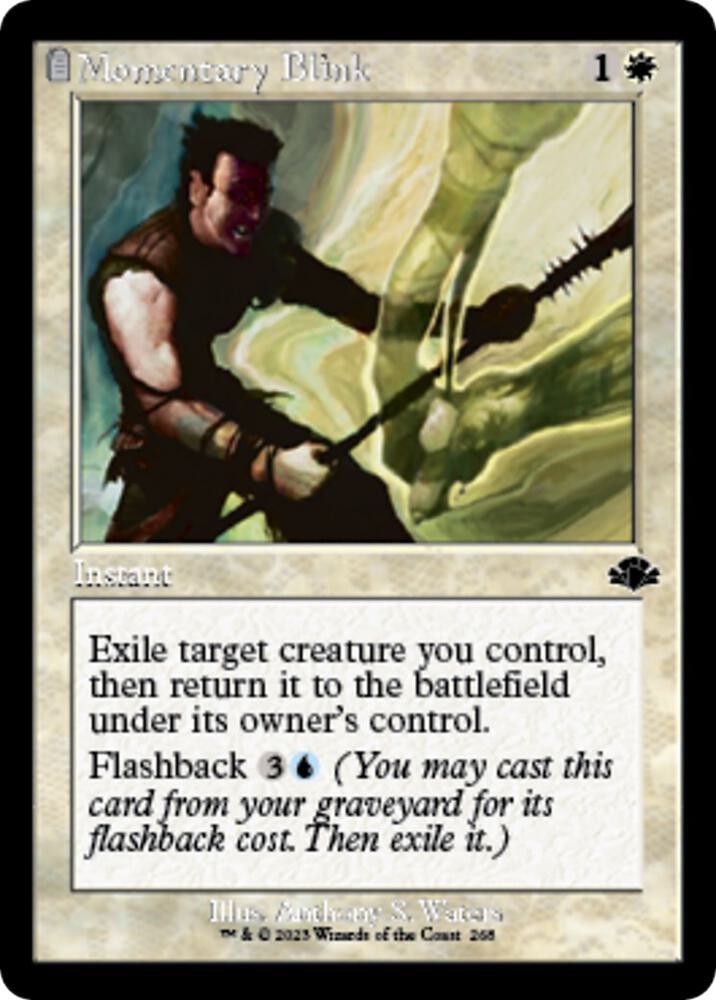 Momentary Blink (Retro Frame) [Dominaria Remastered - 268]