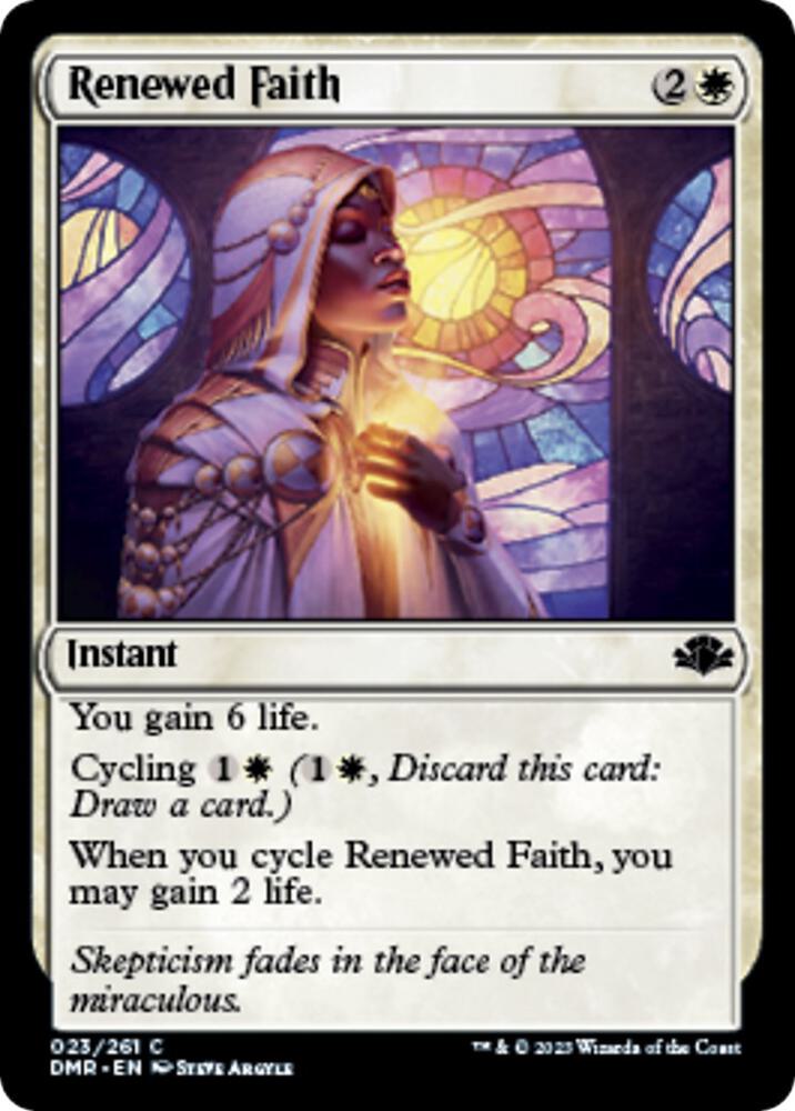 Renewed Faith [Dominaria Remastered - 23]